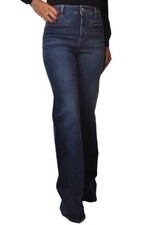 Jeans vita Alta gamba palazzo dritta doppi taschini alti da Donna Pinko Taglia 2