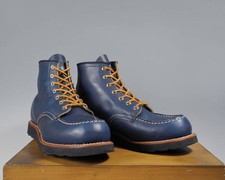Stivali RedWing Boots 8853 in pelle indaco irlandese Setter taglia 8,5E