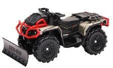NEWRAY - Quad avec lame couleur bronze et rouge – CAN-AM Outlander XMR 1000R ...