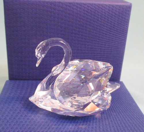 Swarovski crystal swan box - swarovski,