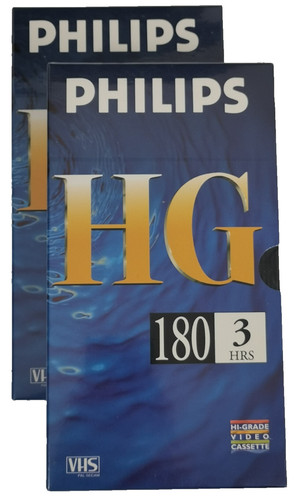 Videocassette vhs philips hg - 2,