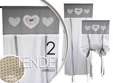 2 Tende Tenda Finestra Shabby