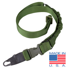 CINGHIA PER FUCILE AD 1 PUNTO DI ANCORAGGIO VERDE MILITARE PROFESSIONALE