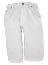 De Blasio Pantalone Bermuda Corto Uomo Bianco Taglia 48 W34 M Medium