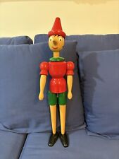 Giocattoli Galetti PINOCCHIO 23” Bambola Statuina Pinocchio Giunta in Legno Italia