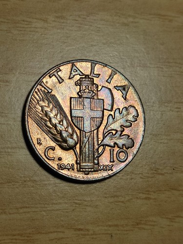 Centesimi 1941 bronzo - 10,