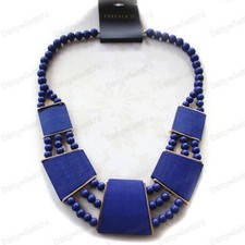 COLLANA GRANDE COLLARE blu