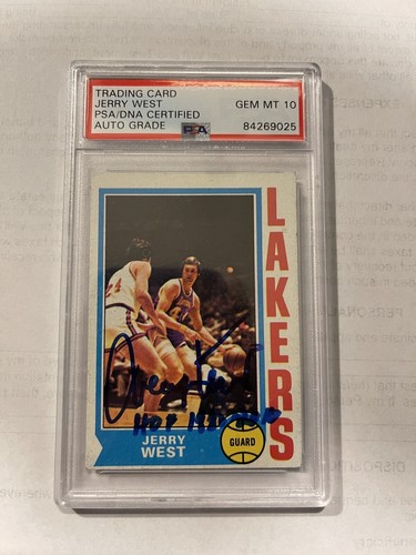 Carta firmata jerry west - carta,