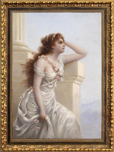 Ritratto donna dipinto - ritratto, di