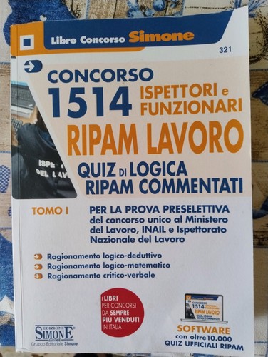 Libro quiz logica per - per, concorsi
