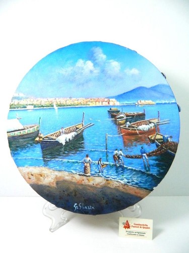 Tamburello napoletano dipinto - napoletano,