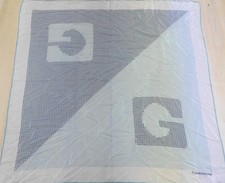 FOULARD 100% PURA SETA SILK SOIE VINTAGE DONNA GHERARDINI (896) 86cm x 88cm