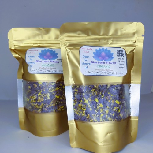 Fiore loto blu secco taglio - loto,