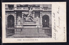 Cartolina Torino Monumento al Conte Verde A2839
