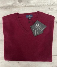 Maglione Pullover 100% Puro Cashmere Uomo Brooks Brothers  Kasmir Kachemire M