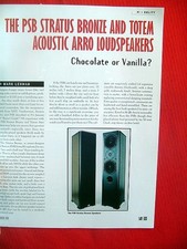 Totem Acoustic Arro, and PSB