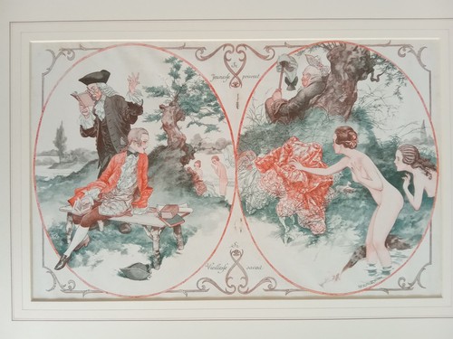 Stampa antica art déco - antica,
