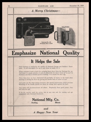 1920 nazionale mfg - 1920, sterling