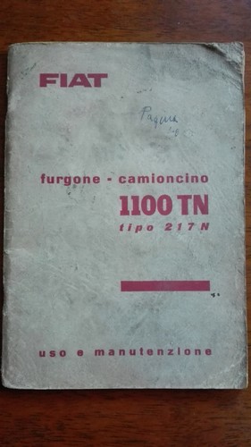 Libretto uso manutenzione - uso,