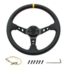 Volante sportivo nero, chiave