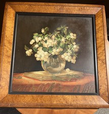 quadro olio su tela fiori R