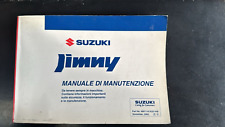 MANUALE USO E MANUTENZIONE SUZUKI JIMNY  ITALIANO ORIGINALE
