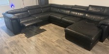 Natuzzi Leather Sectional Sofa