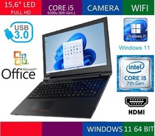 NOTEBOOK 15,6 LED FULL HD FHD CORE I5 6200u RAM 8GB DDR4 SSD 256GB PC PORTATILE