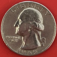 Moneta Quarter Dollar ( 1965 )