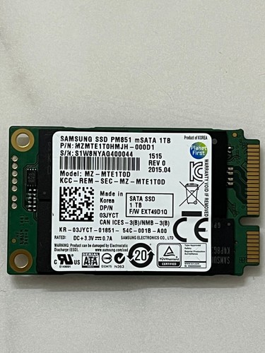 Samsung pm851 msata 128 256 - msata,