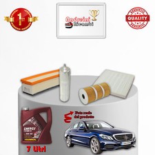 KIT TAGLIANDO FILTRI + OLIO MERCEDES CLASSE C 200 BLUETEC W205 100KW 136CV 2014