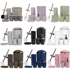 SET ACCESSORI BAGNO 6 PEZZI