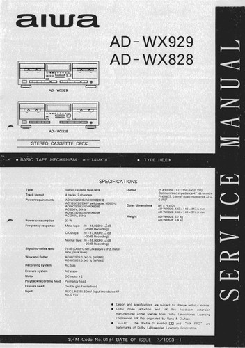 Manuale servizio - servizio,