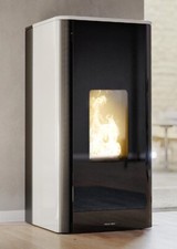 JOLLY MEC TERMOSTUFA A PELLET mod. DUKA 5S 19 Kw – LATERALI BIANCHI