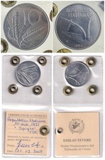 REPUBBLICA ITALIANA 10 lire 1951 FDC PERIZIATA
