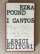 Ezra Pound - I CANTOS - Lerici 1963