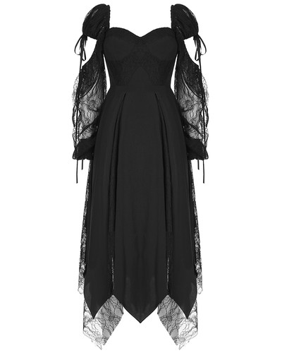 Punk rave abito maxi pizzo - abito, in