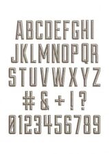FUSTELLA THINLITS SIZZIX "ALFABETO EMPORIO" 666282 - BIG SHOT LETTERE NUMERI