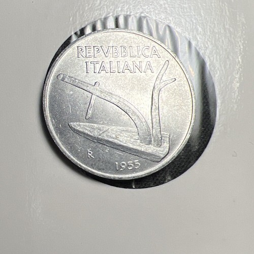 1955 italy lire - 1955, 10