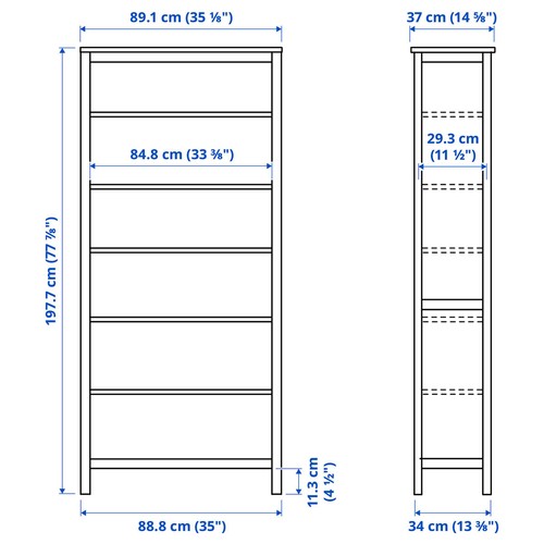 Libreria ikea hemnes 90x197 - hemnes,,