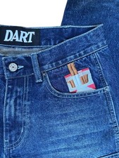 JEANS DART NAVY DOPPIO
