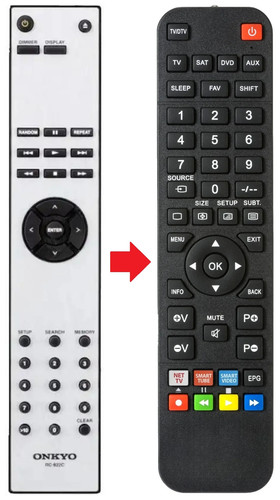 Telecomando adatto per onkyo - per,