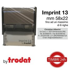 Timbro personalizzato Imprint