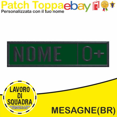 Patch personalizzata toppa - personalizzata,
