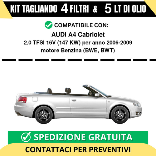 Tagliando per audi - audi, a4