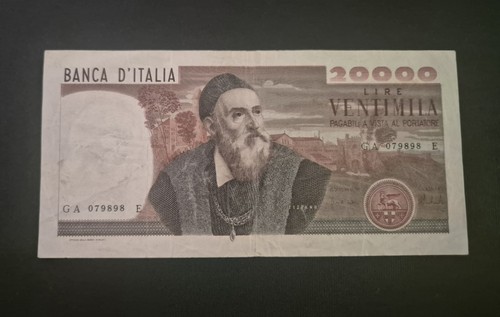 000 lire tiziano - 20.000, 1975