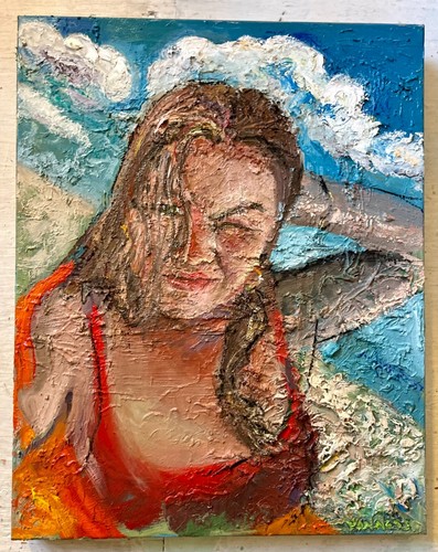 Giornata spiaggia dipinto - spiaggia,,
