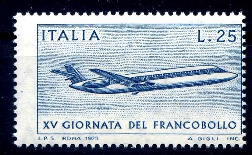 Giornata del francobollo 1973 - del,