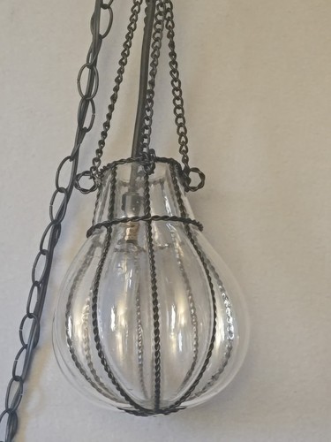 Lampadario vintage vetro - in,