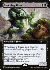 MTG LEECHING SLIVER FOIL EXC -